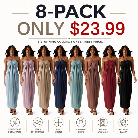 Halter Tie Back Maxi Dress with Pockets